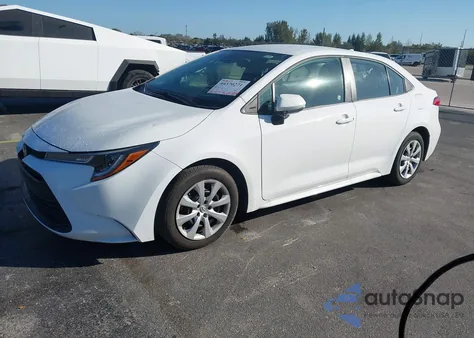 2025 Toyota Corolla Le from USA, damaged, VIN 5YFB4MDE6SP262267